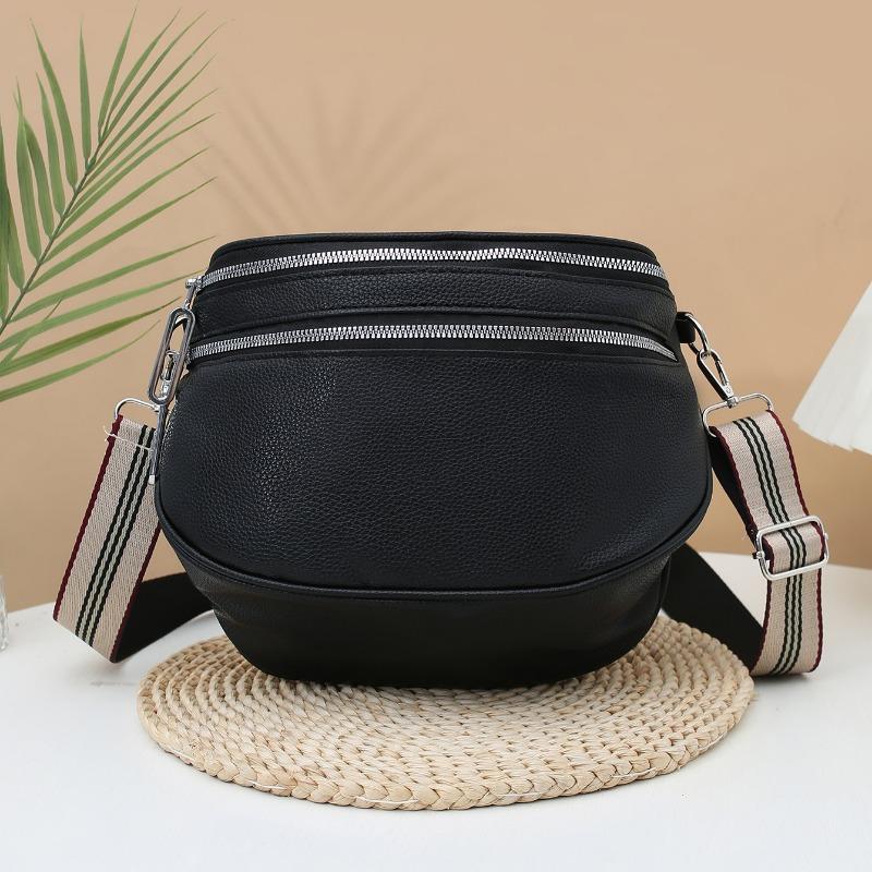 Damentasche, neuer breiter Schultergurt, Bauchtasche, modisch und beliebt, Schulter-Damentasche, Umhängetasche, Brusttasche, einteilig.