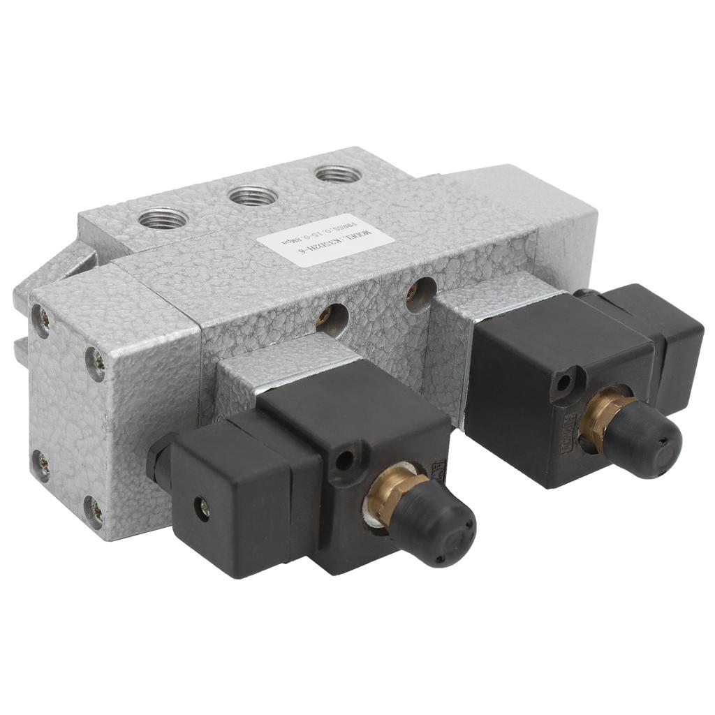 3 Position 5 Way Pneumatic Solenoid Valve Double Electric Controller G1 8in K35D2H 6AC220V