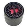 Tree Pattern Potentiometer Control Knob 6mm Shaft Hole Amplifier Knob Metal Electric Guitar Knobs Easy to Install