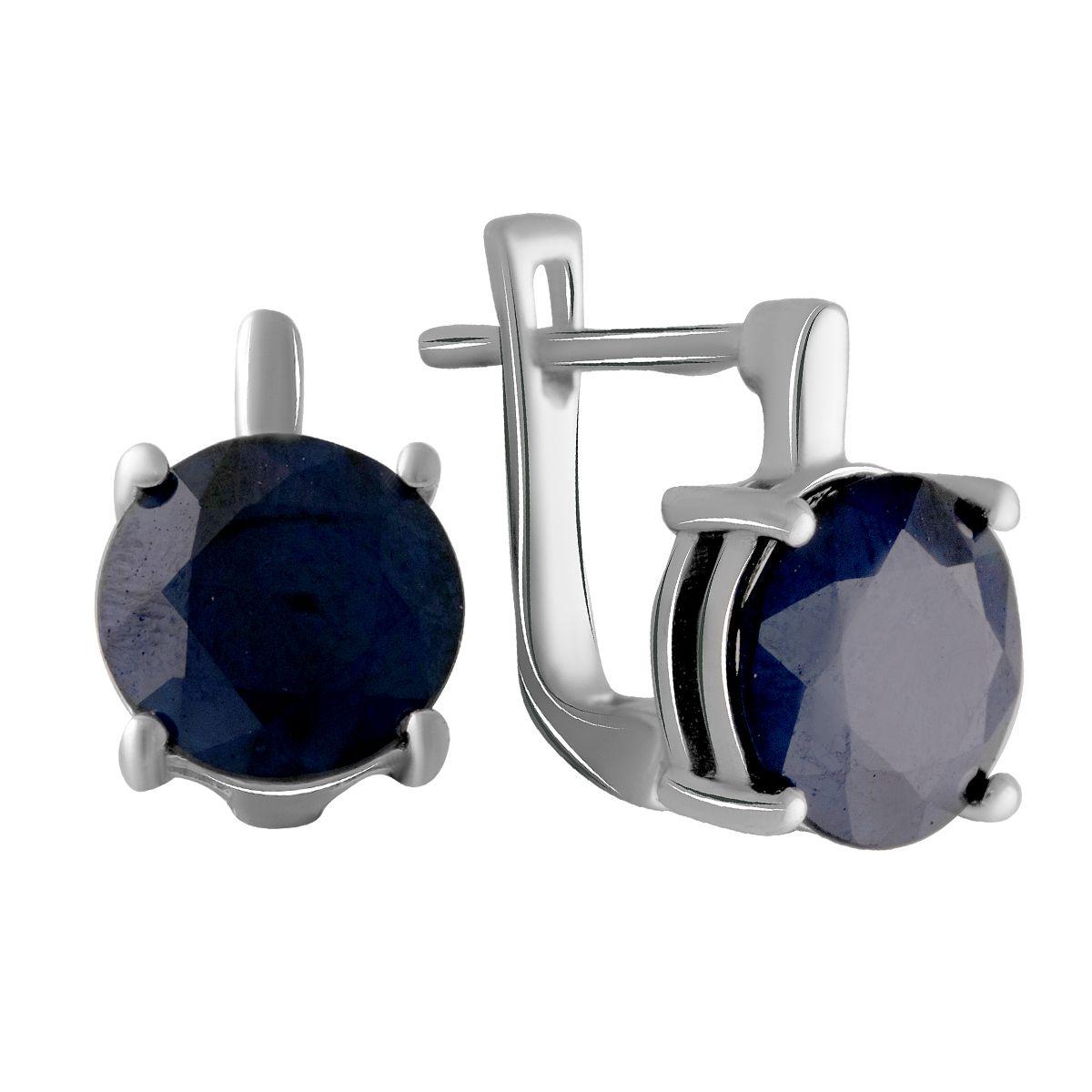 

Срібні сережки ProJewelry з натуральним сапфіром 6.925ct (2057659) сапфіровий