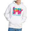 MTV Mens Vibrant Flamingo Sunset Hoodie