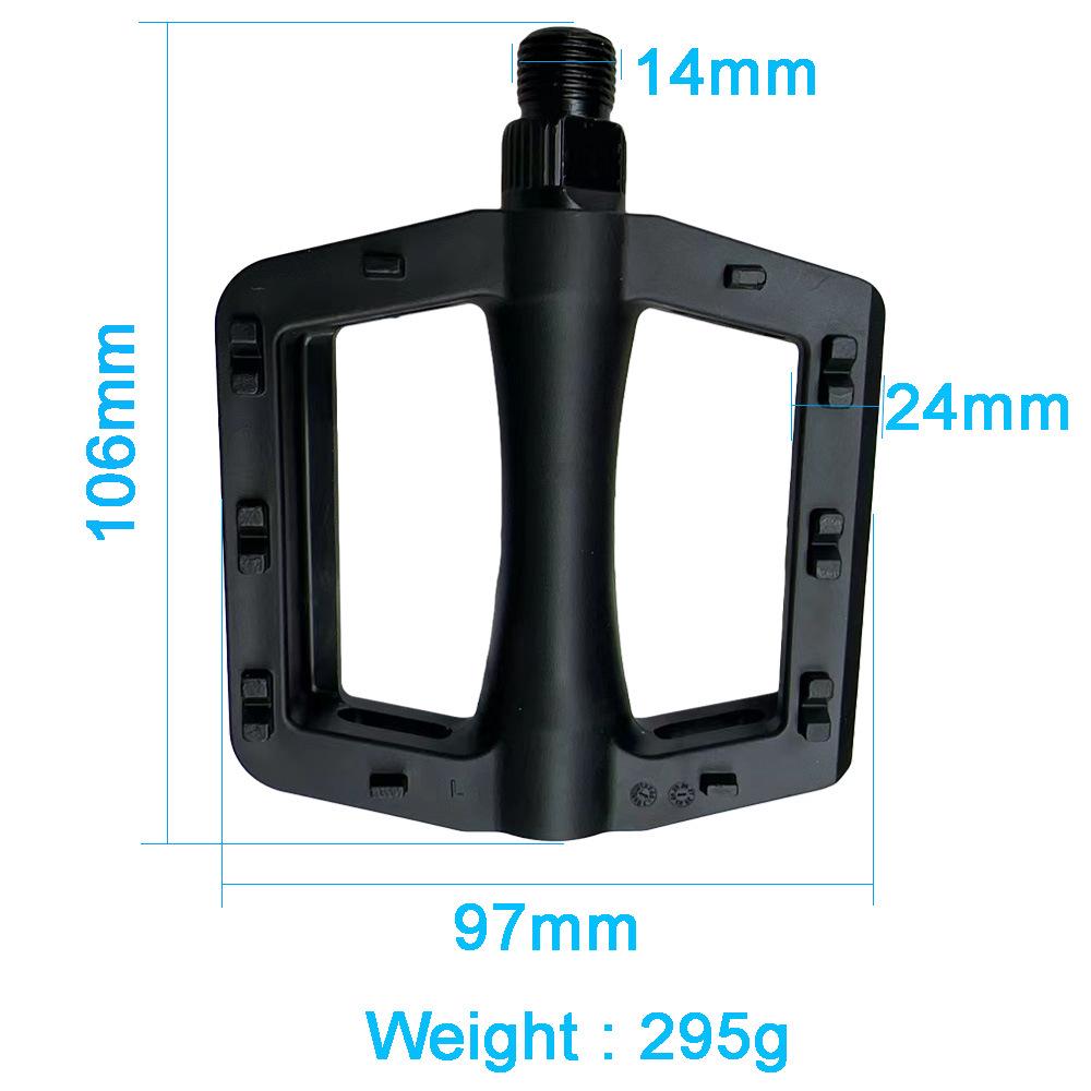 Universal Anti-Slip Bike Pedals with Reflectors for Mountain, Road, and Folding Bikes