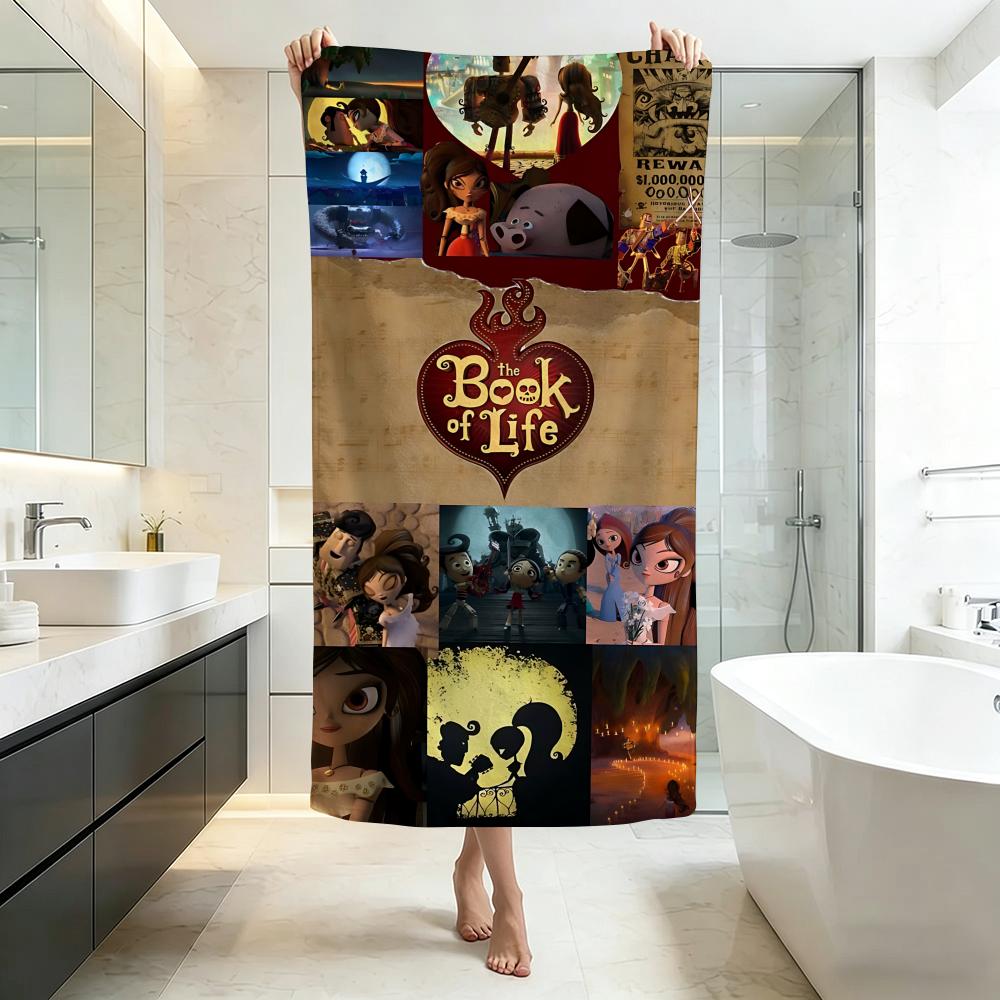 Colorful-The Book of LifeS Towel Five-Star Hotel Quality Eco-Friendly Ultra Soft Thick Towels & Beach Towels