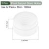YOKIVE Plastic Flask Stand Holder, Set of 2, for Upright Bulb-Bottom Flasks (50ml-1000ml), Ideal for Chemistry Labs (90mm Diameter)