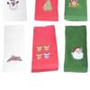 Christmas Kitchen Towels Skin-Friendly Handkerchief Christmas Tree Dish Hand Towels For Beach Trips Hiking Gardening Casual