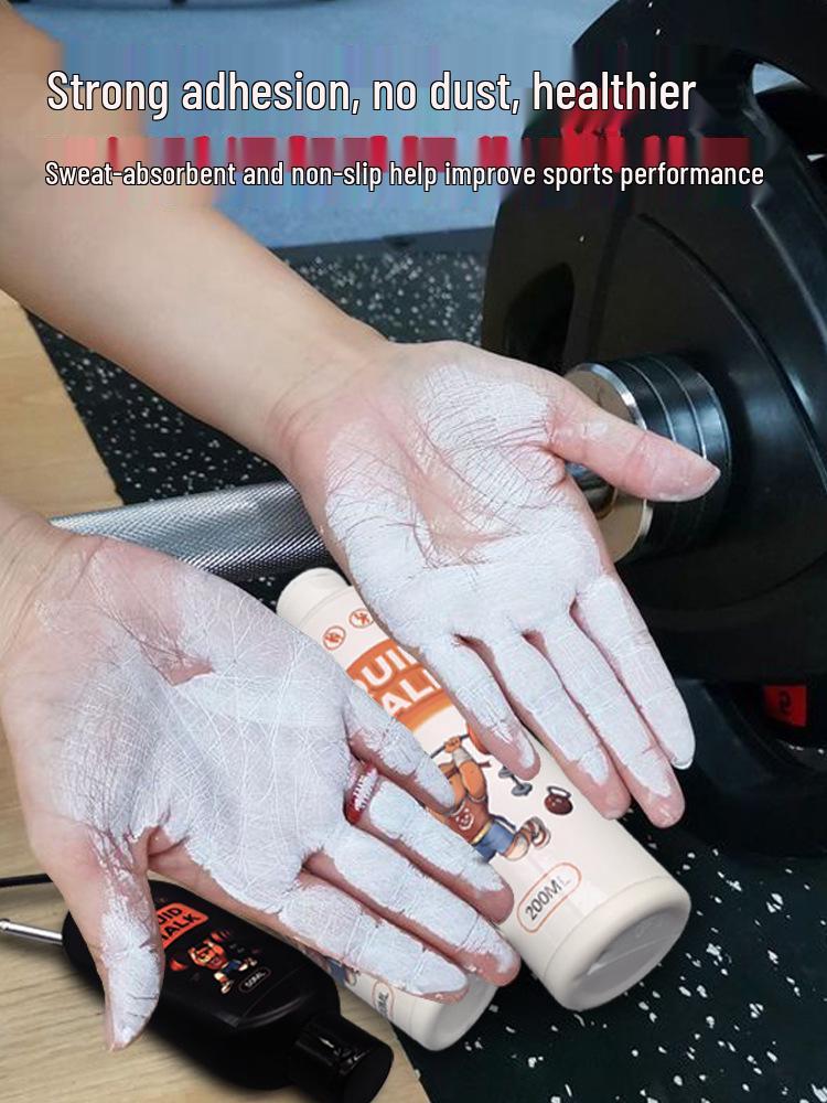 Flüssiges Magnesium Anti-Rutsch-Pulver für Gewichtheben und Sport.