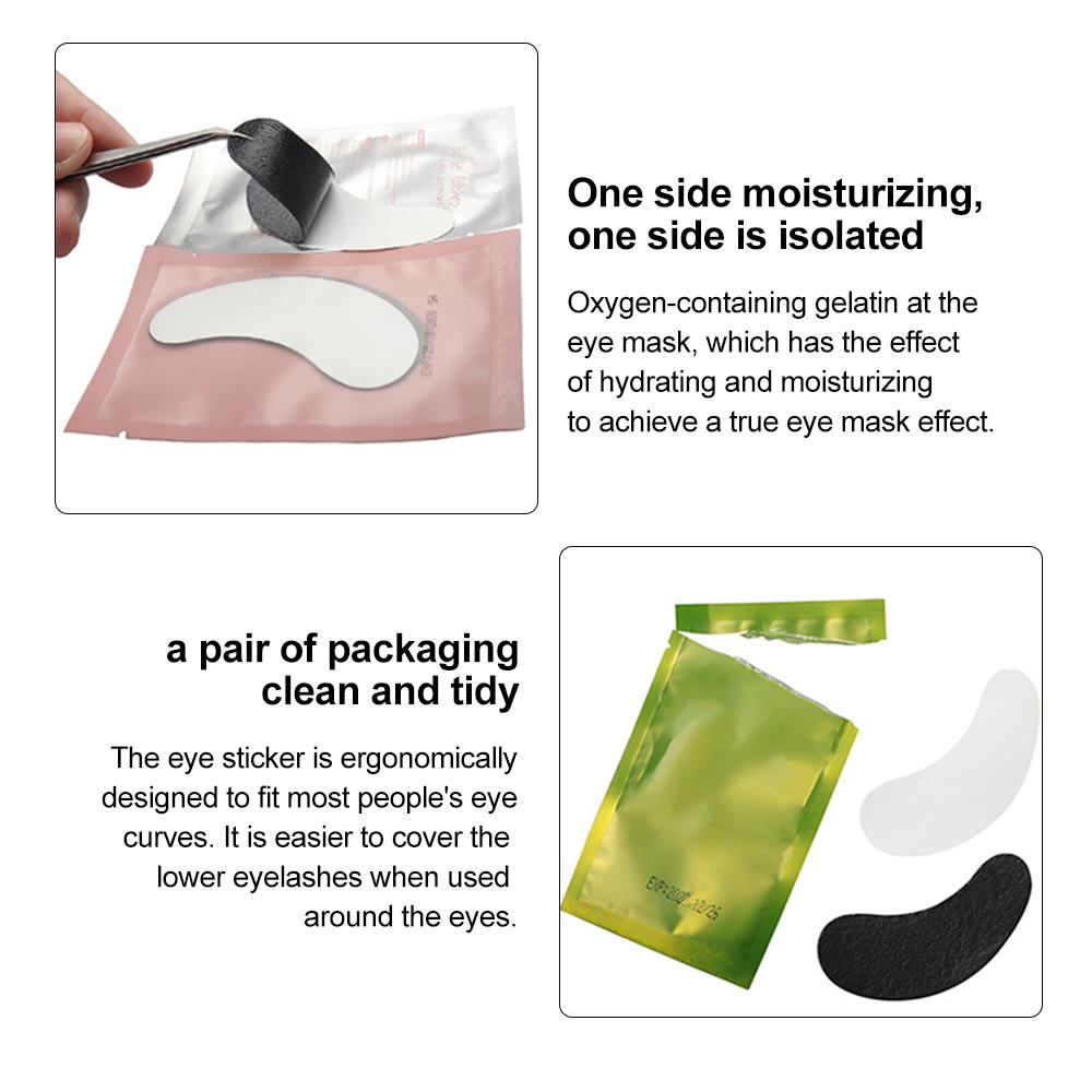 Eye Pads Eyelash Extension Under Eye Pads Lint Free Patches for Eyelashes Extensions Paper Patches