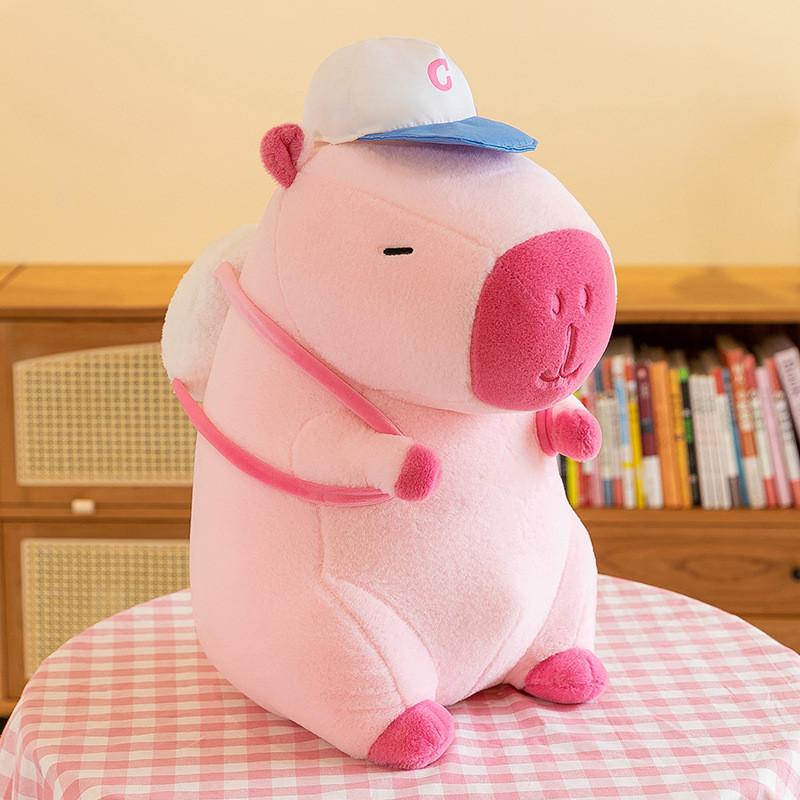 Capybara Baseball Cartoon Cute Plush Toy Soft Fill Doll Children Gift Holiday