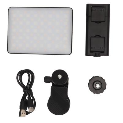 Prenosné LED plniace svetlo pre mobilný telefón s vysokým výkonom, nabíjateľné, s klipom, plniace svetlo na videokonferenciu s