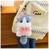 Charming Scented Mini Cat Rabbit Plush Keychain Ornament for Desk Decompression