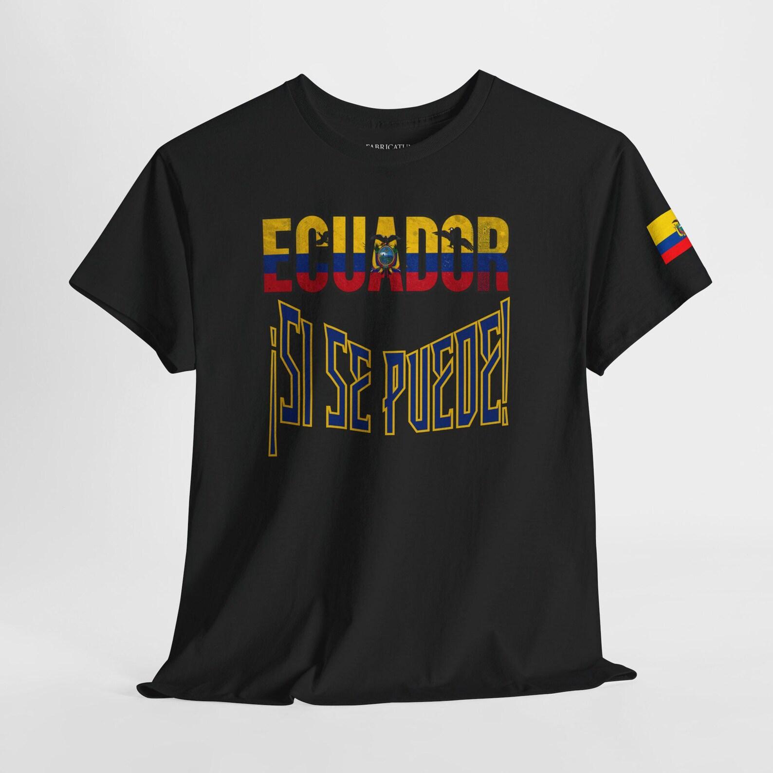 Ecuador Football Fan Tee | Vintage Graphic Soccer Shirt | ¡Si Se Puede! Top 4XL