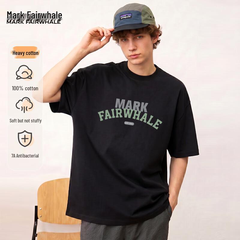 Mark Fairwhale Men s Pure Cotton Loose Fit T-Shirt XXL