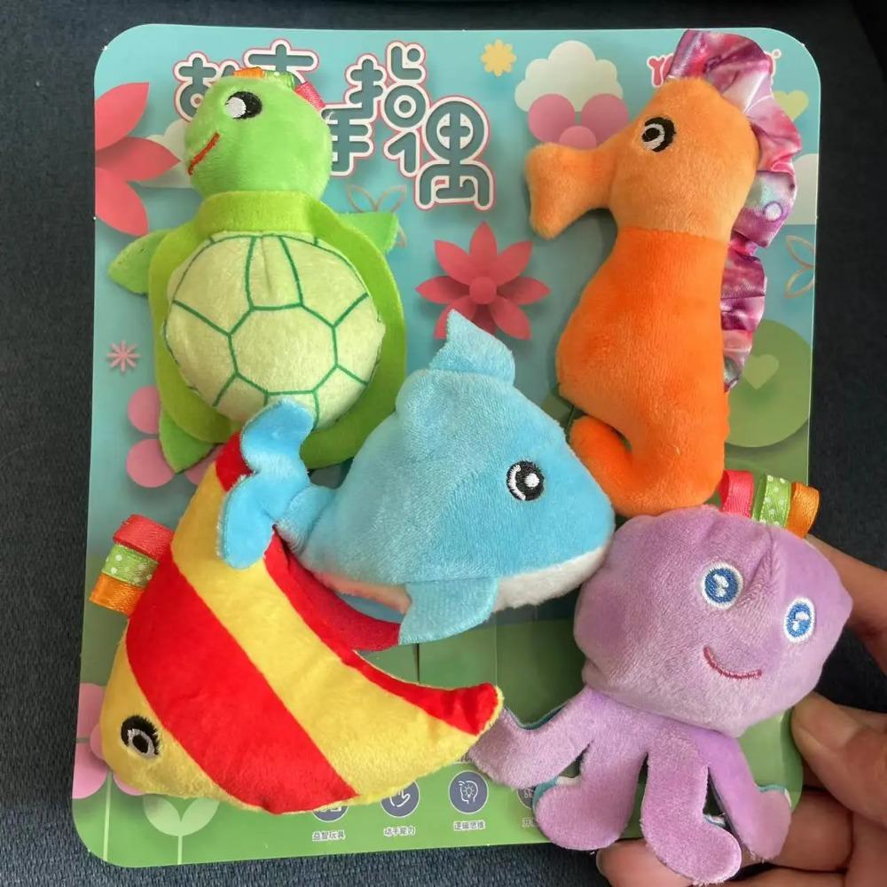 Kindergarten Story Teaching Aids Children Education Dolls Animal Plush kids toys Baby Finger puppets Doll Baby Hand puppet Toys