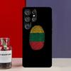 Fashion Lithuania Flag Funda Case For Samsung Galaxy S25 Ultra S9 S10 S20 S21 S22 Plus S23 FE S24 Ultra Phone Cover