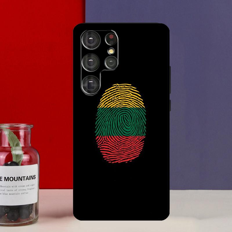 Fashion Lithuania Flag Funda Case For Samsung Galaxy S25 Ultra S9 S10 S20 S21 S22 Plus S23 FE S24 Ultra Phone Cover