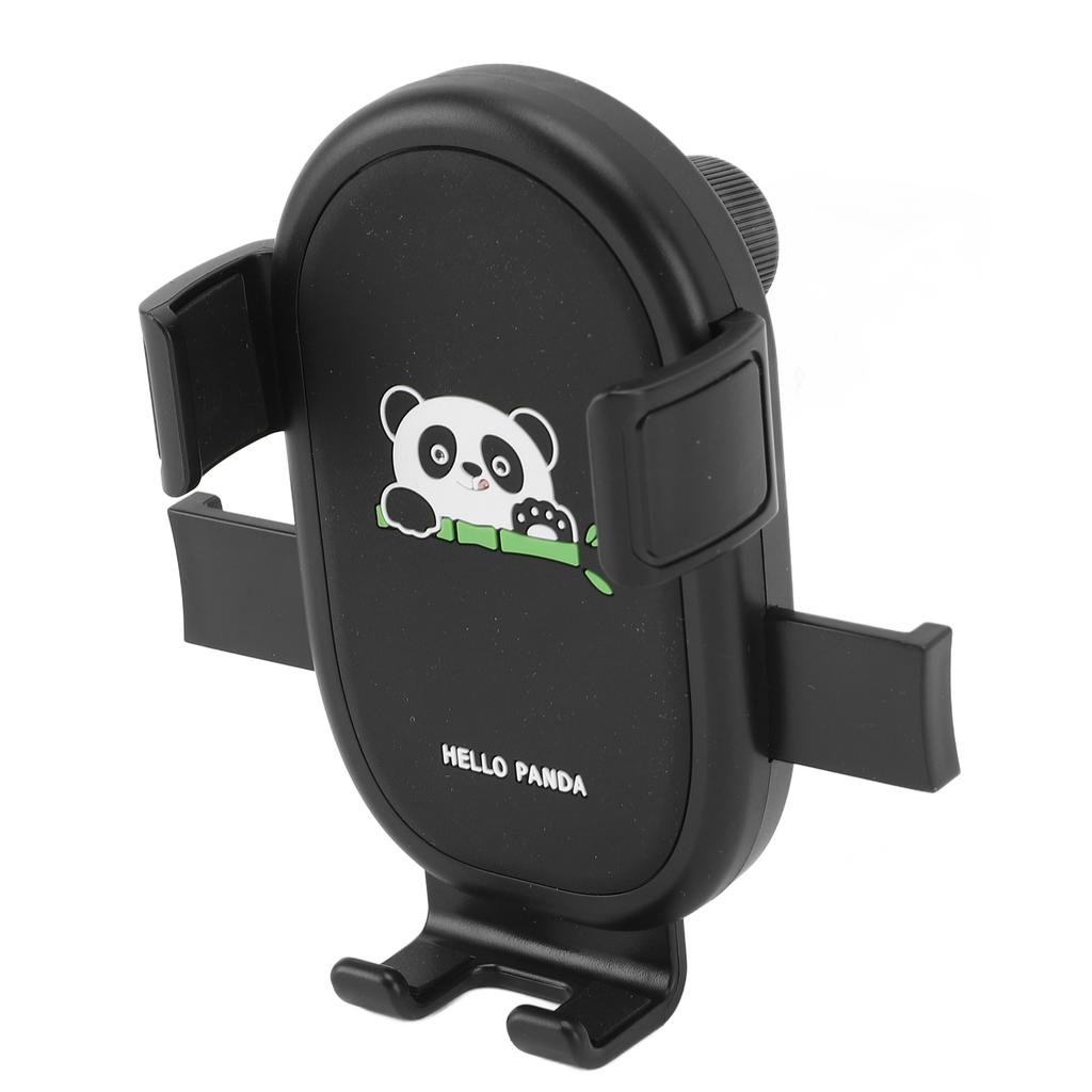 Cycle Phone Holder Shock Absorbing Quick Release All Around Protective Panda Pattern Handlebar