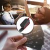 Sunglass Holder For Car Sunglasses Hanger Eyeglass Mount Magnetic Glasses Hanger Clip Sunglass Organizer Protective PU Leather