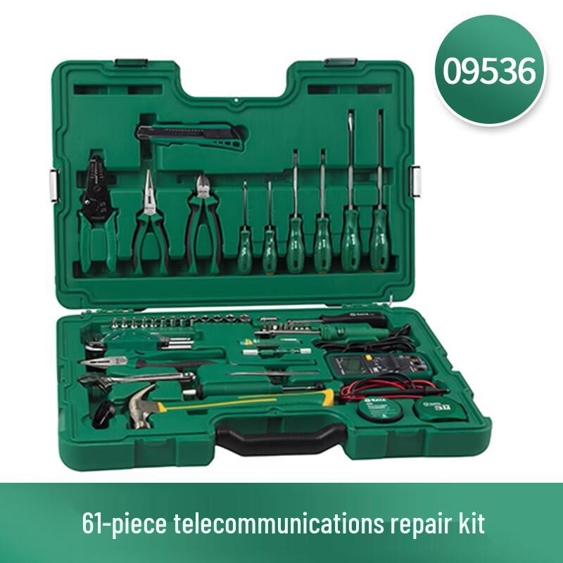 SATA 61-Piece Telecom Repair Tool Kit