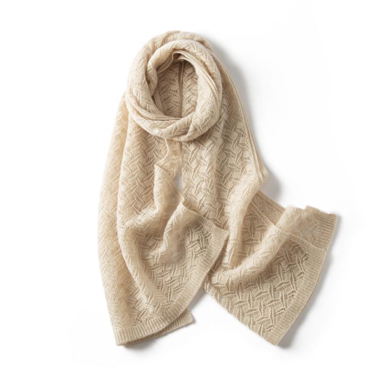 Cashmere Unisex Soft Shawl & Scarf, Medium-Long, Fluffy Knit for Autumn/Winter