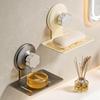Wall-Mounted Punch-Free Soap Draining Holder for Bathroom and Toilet