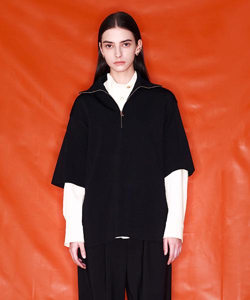 Nuboten Urban Half-Zip Knit Vkponc0200 Black/F