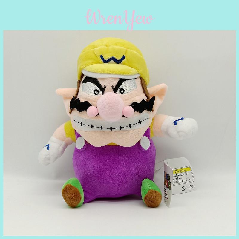 Rare Nintendo Super Mario Bros Plush Toy Wario 11 Inch Stuffed Animal Doll For Collectors