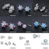 Europäischer und amerikanischer Zirkon-Strass-Piercingschmuck - 316L Titanstahl
