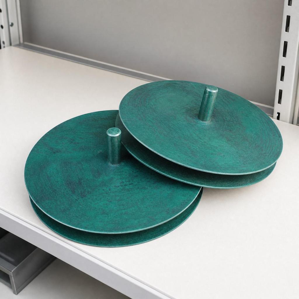 Heavy-Duty Iron Turntable with Built-in Bearing Smooth Rotation