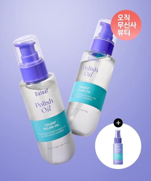 Daleaf Glam Wet Texture Polish Hair Oil 100ml+ Free Hair Fixer 30ml