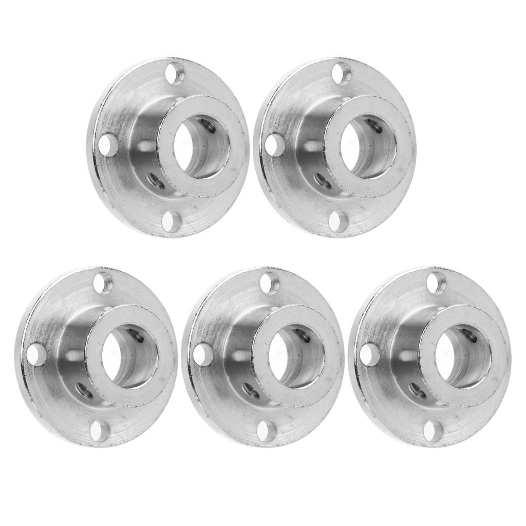 5 Stück Flanschkupplungsverbinder 10 mm Innendurchmesser Führungsachse Motorwelle Achsenfittings für