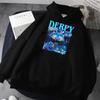 Autumn Winter Kpop Demon Hunters Printed Hoodies Fashionable Casual Warm Sports Long Sleeved Women's Hooded Sweatshirts