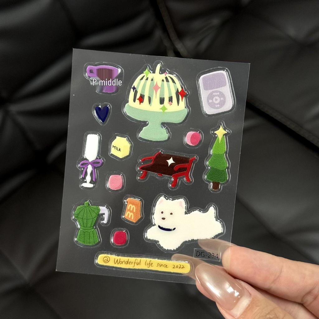 Jelly Ins Nail Art Stickers - Cute, Girly DIY Decor for Phones, iPads, and Computers