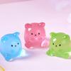 Glow In Dark Luminous Small Bear Figurines Resin Crafts Small Bear Statue  Car Accessories