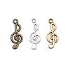 Jewelry Crafts Music Note Charms Alloy Pendants For Concert Collector