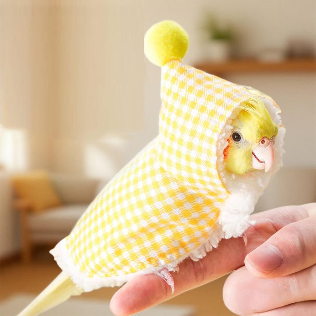 Thick Warm Bird Cape Clothes for Parrot Budgie Lovebird Cockatiel Outdoor Wear