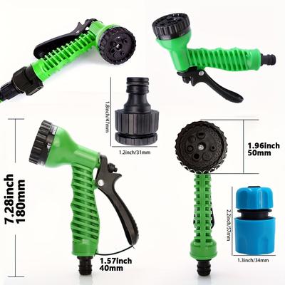 Hose Nozzle High Pressure Garden Sprayer  Modes Thumb Control Water for Watering Plants,Car Washing,Cleaning,Summer Fun