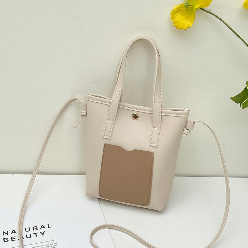 JYL TS Women's Sling Bags  Hand Bag 036 Bucket PU Simple  Women Bag