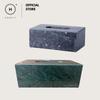 HOMLLY Marbi 100% Real Marble Tissue Box Holder