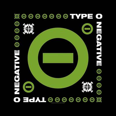 Type O Negative Unisex Adult Negative Symbol Bandana
