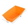 Silicone Rectangular Reusable Cupcake Maker Muffin Cup Baking Mould Jelly Cake Molds Kitchen Pastry Tool 12Pcs