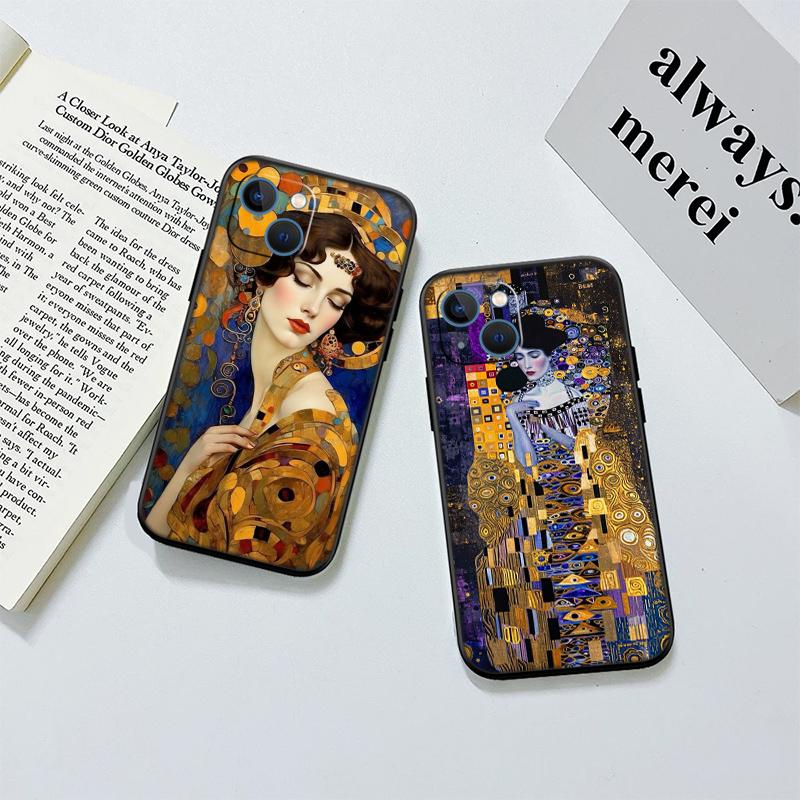 BH26 Gustav Klimt New High-End Shell Phone Case for Redmi Note 13 14 Pro+ Plus A3 A3X 13X 13C 13R 14S 14C 14R