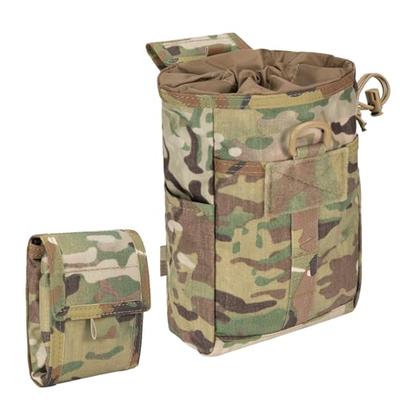 EXCELLENT ELITE SPANKER Dump Pouch, Nylon Garbage Bag/Magazine Holder, Military Pouch, Foldable Waist Bag, MOLLE Compatible, Large Capacity, Convenien