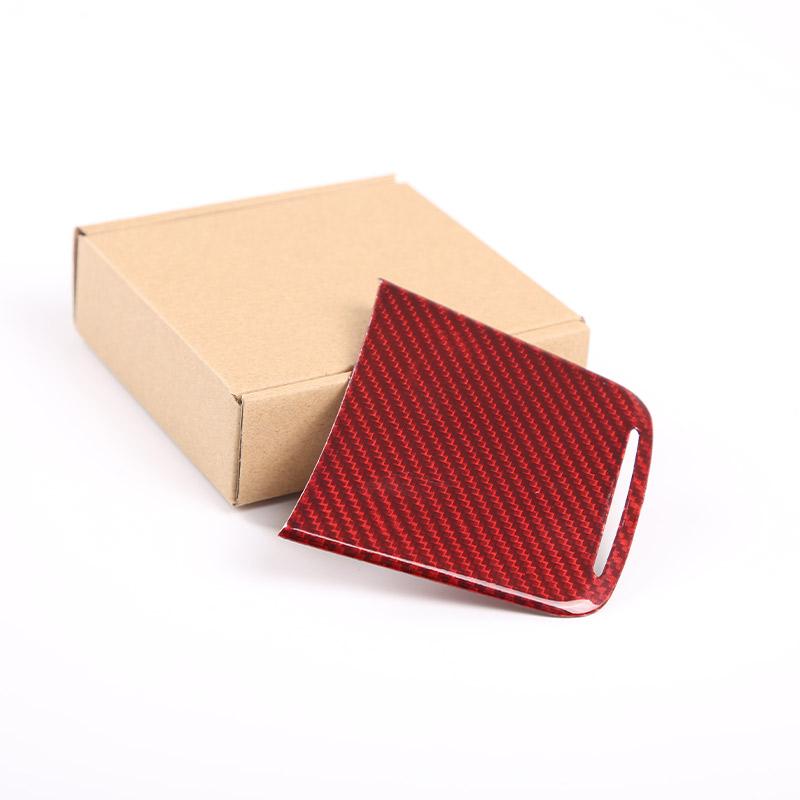 Real Carbon Fiber For Porsche 718 911 2012-2019 Car Central Control Storage Box Cover Panel Trim Frame Car Interio Accessories