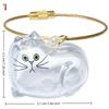 Cat Keychain Pendant Backpack Cat Hair Storage Box Hanging Cat Bag Hanging Pet Hair Grooming Souvenirs