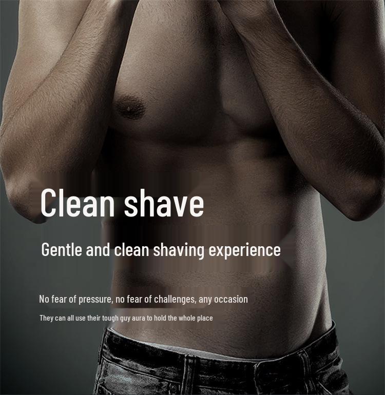 Compact Steel Mini Razor: Electric, Waterproof, Portable with Digital Display - Perfect Men's Gift.