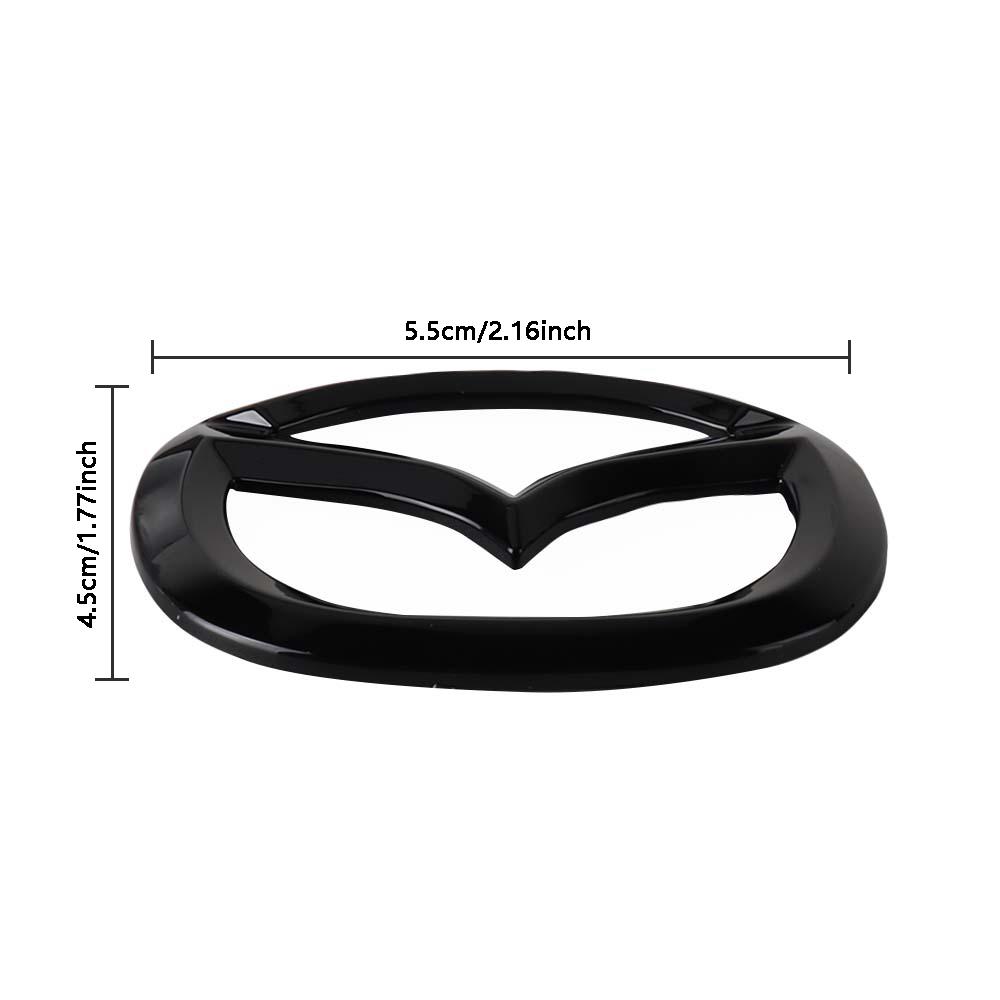 

Car Steering Wheel Emblem Interior Sticker Badge Accessories For Mazda Axela Demio Atenza CX CX3 CX7 CX30 CX60 CX9 2 3 MX3 MX6 4 чёрный