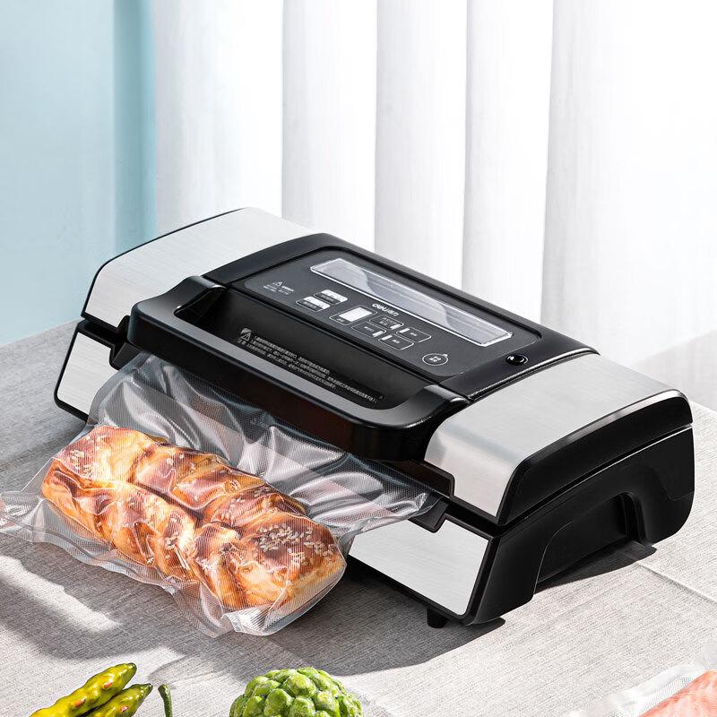 220V Commercial Vacuum Sealer Machine Multifunction Automatic Vacuum Food Sealer With Built-in Roll Storage & Cutter