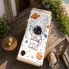 Cartoon Astronaut Space Microfiber Beach Towel 1 Piece Set 2D Flat Printed Sandproof Waterproof Holiday Sea Pool Sunbed Towel