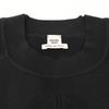 HERMES [Excellent Condition/Domestically Authorized] Coaching Silk Blend Short Sleeve Knit Sweater/ tops 38 blackUsed