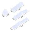 Transparent Autohesion for Bathroom,Kitchen Key Holder Wall Hooks Clothes Hanger Storage Rack